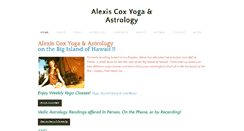 Desktop Screenshot of alexiscoxyoga.com